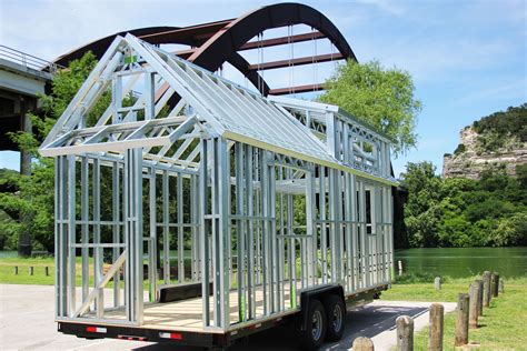 tiny house metal frame|metal prefab tiny homes.